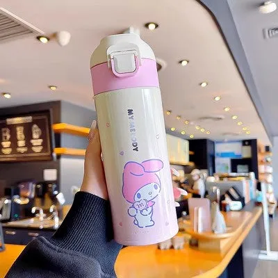 Cartoon Anime Vacuum Water Bottle PN6330