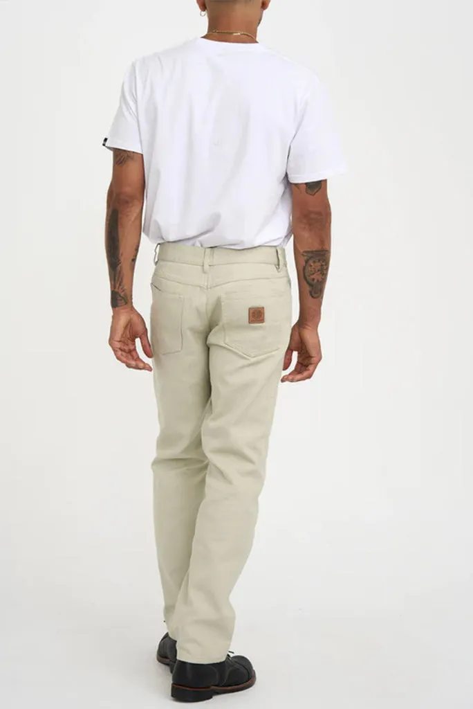 DEUS EX MACHINA DIXON CANVAS JEAN, OFF WHITE