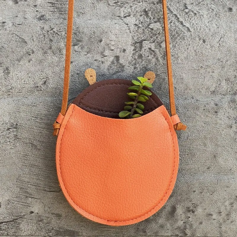 Leather Crossbody Kids Bag