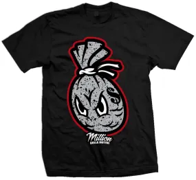 Cement Money Bag - Black T-Shirt