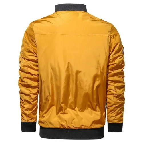 Letterman Jacket Bomber Men Parkas