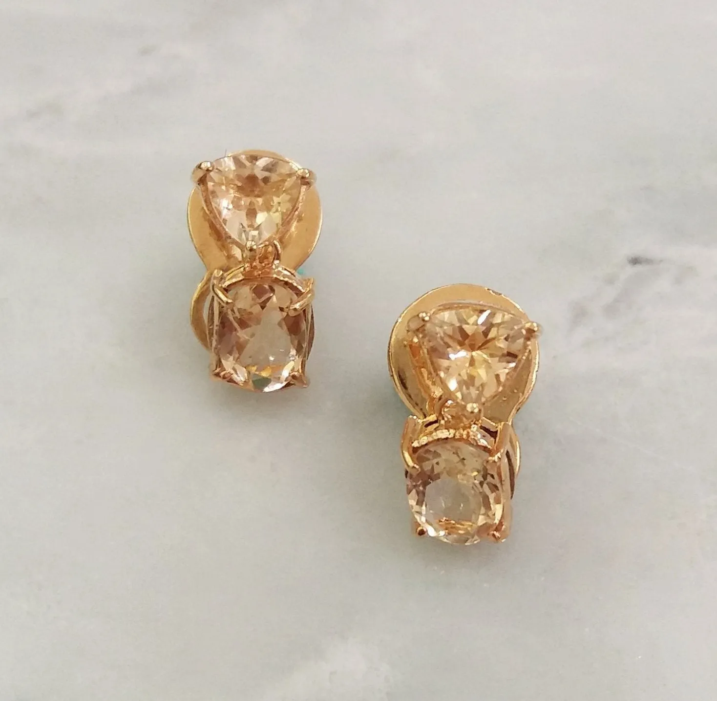 Citrine Separates Earrings