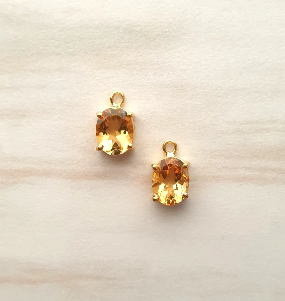 Citrine Separates Earrings