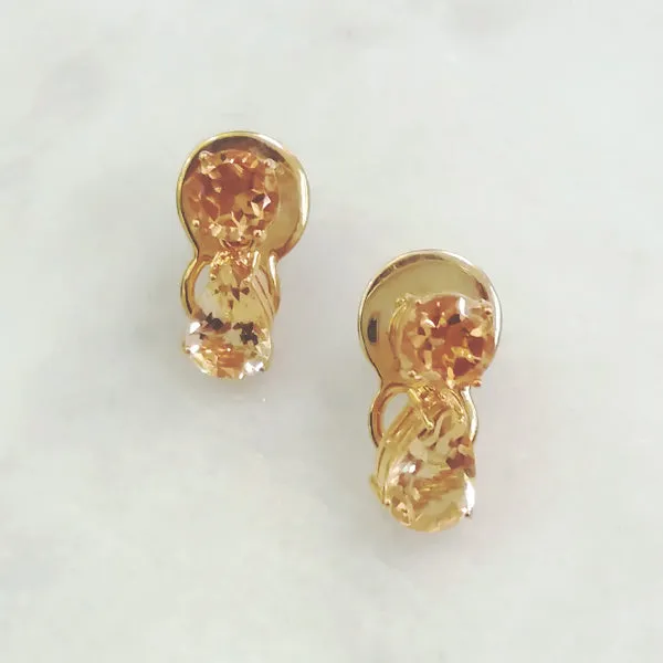 Citrine Separates Earrings