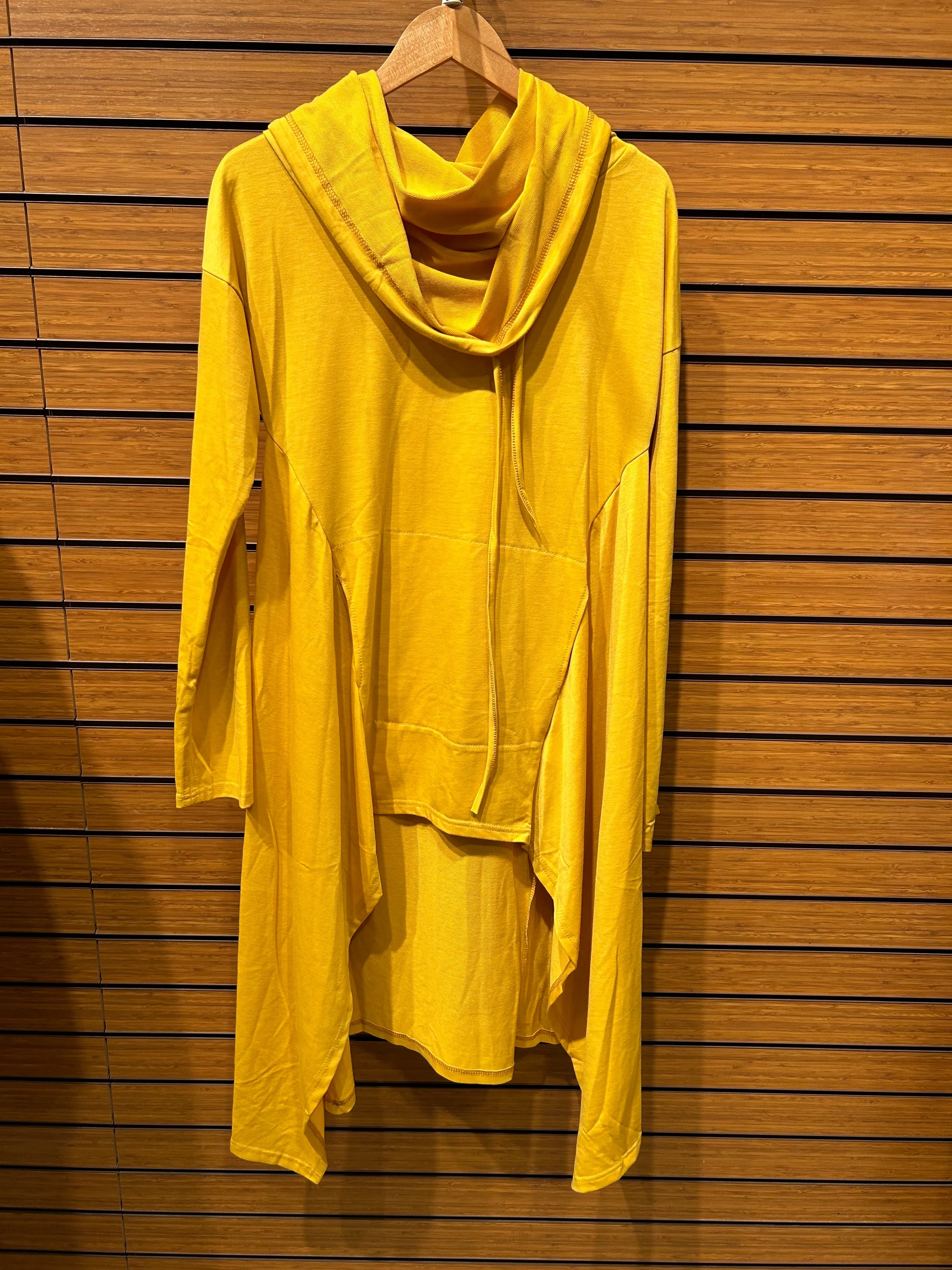 Hi-Low Hoodie Dress | Yellow\Orange