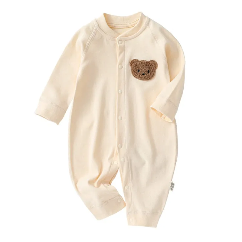 Fun and Cozy Cartoon Bear Romper