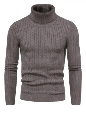 Cross-Border Slim Fit Turtleneck Men Sweater