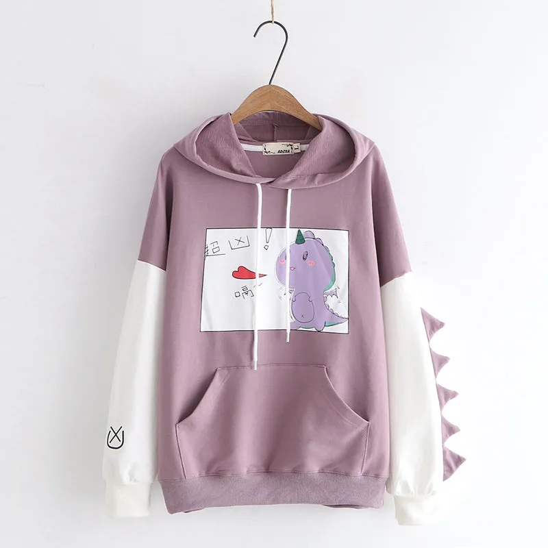 Cute Dinosaur Hoodie AD12045