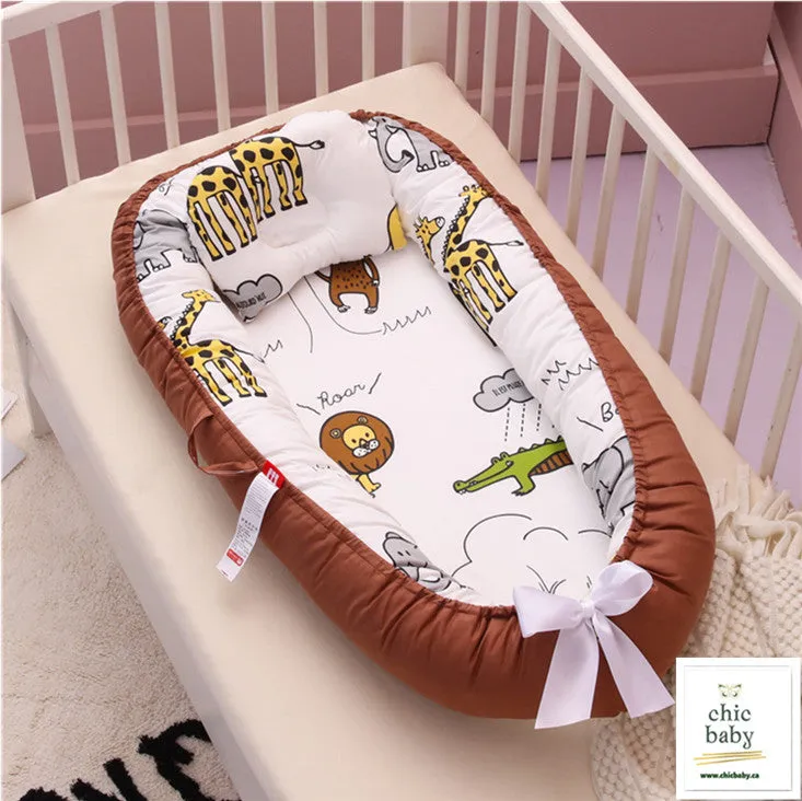 Portable Travel Bed For Children / Kids Cotton Cradle