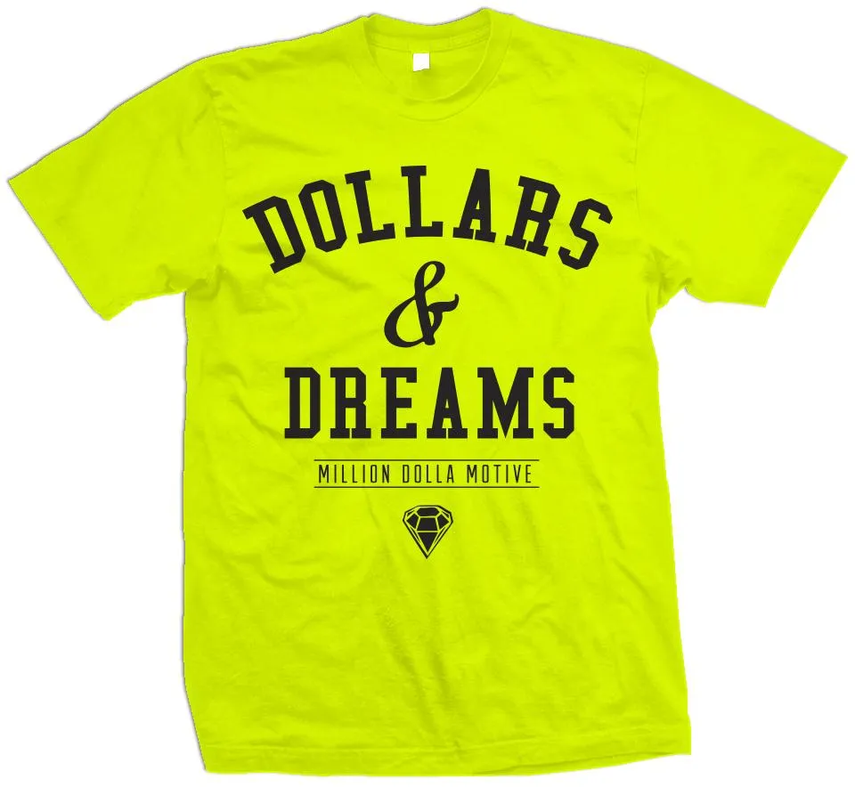 Dollars & Dreams - Volt Yellow T-Shirt