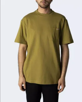 Dickies men's short sleeve t-shirt with pocket Porterdale DK0A4TMO C32 moss green