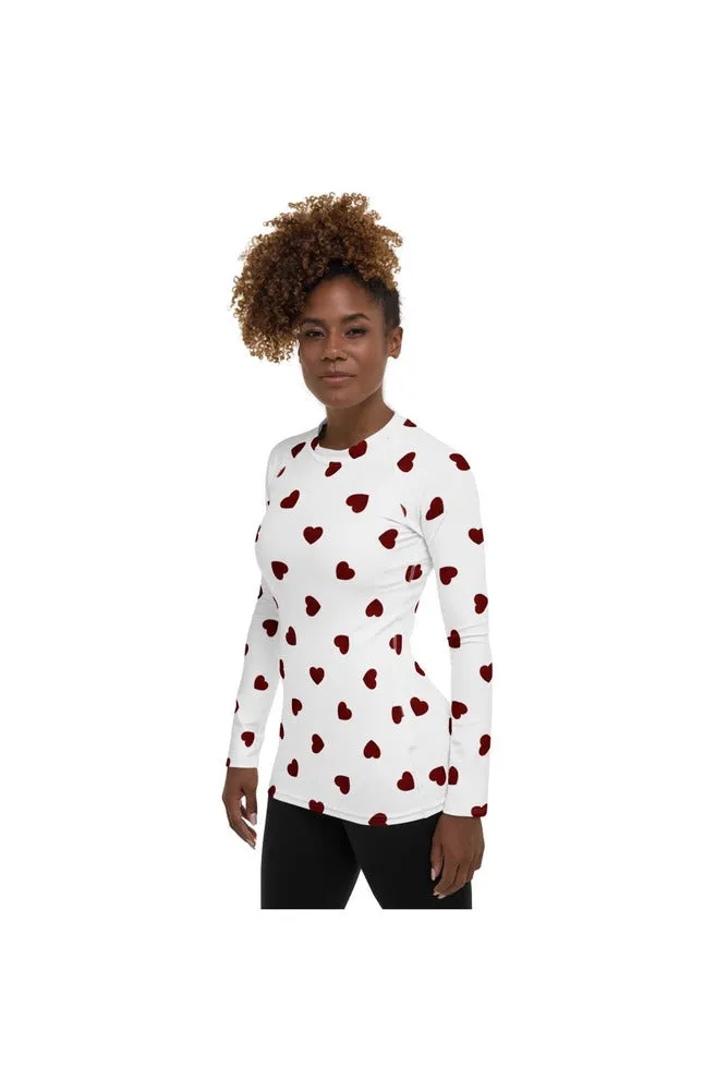 Hearts Women's Rash Guard