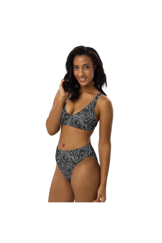 Paisley Paradiso Recycled high-waisted bikini