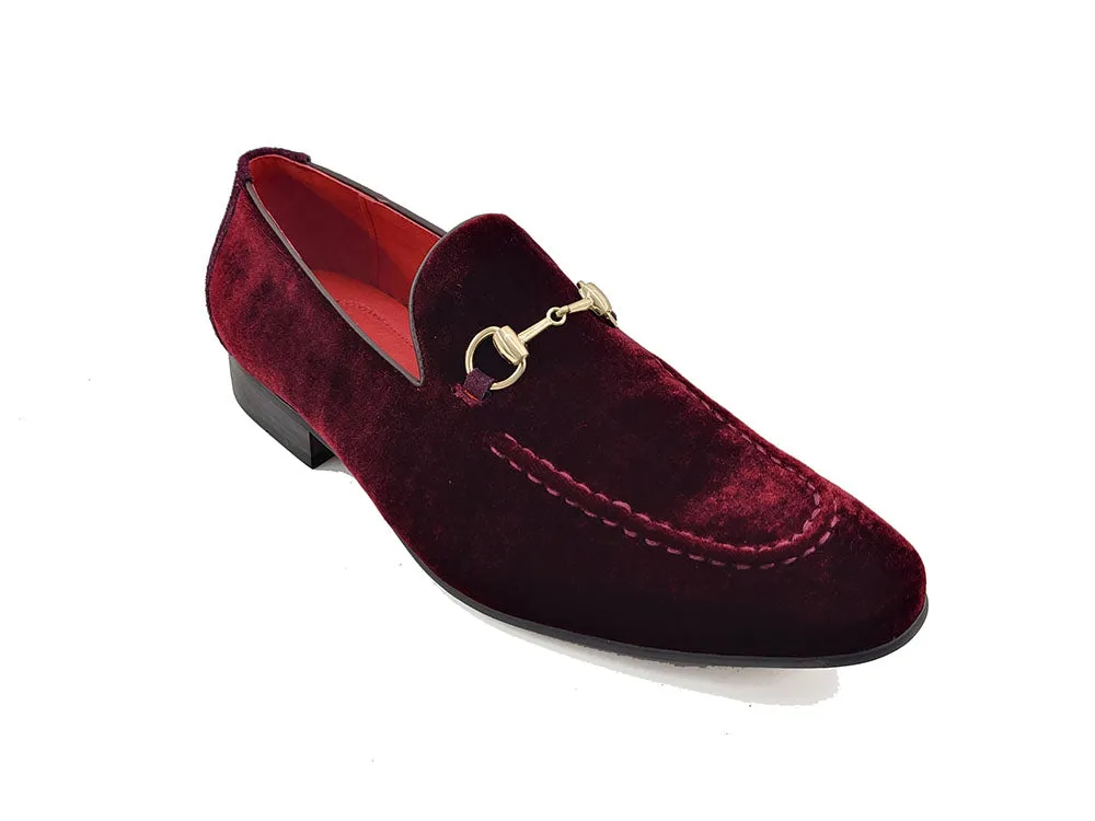 Velvet Buckle Loafer