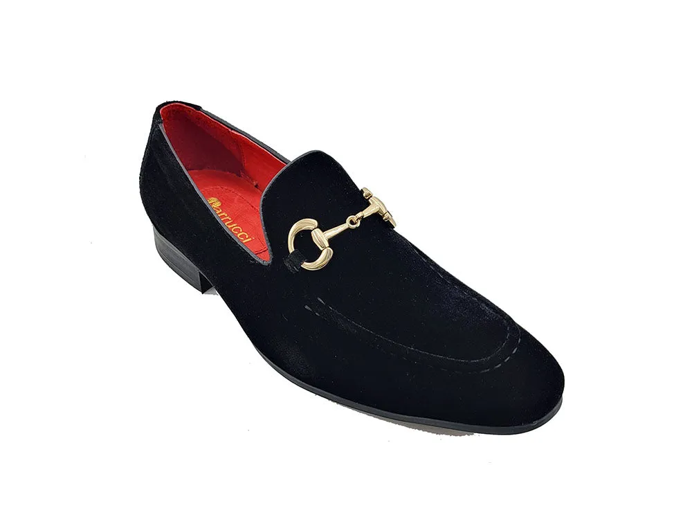 Velvet Buckle Loafer