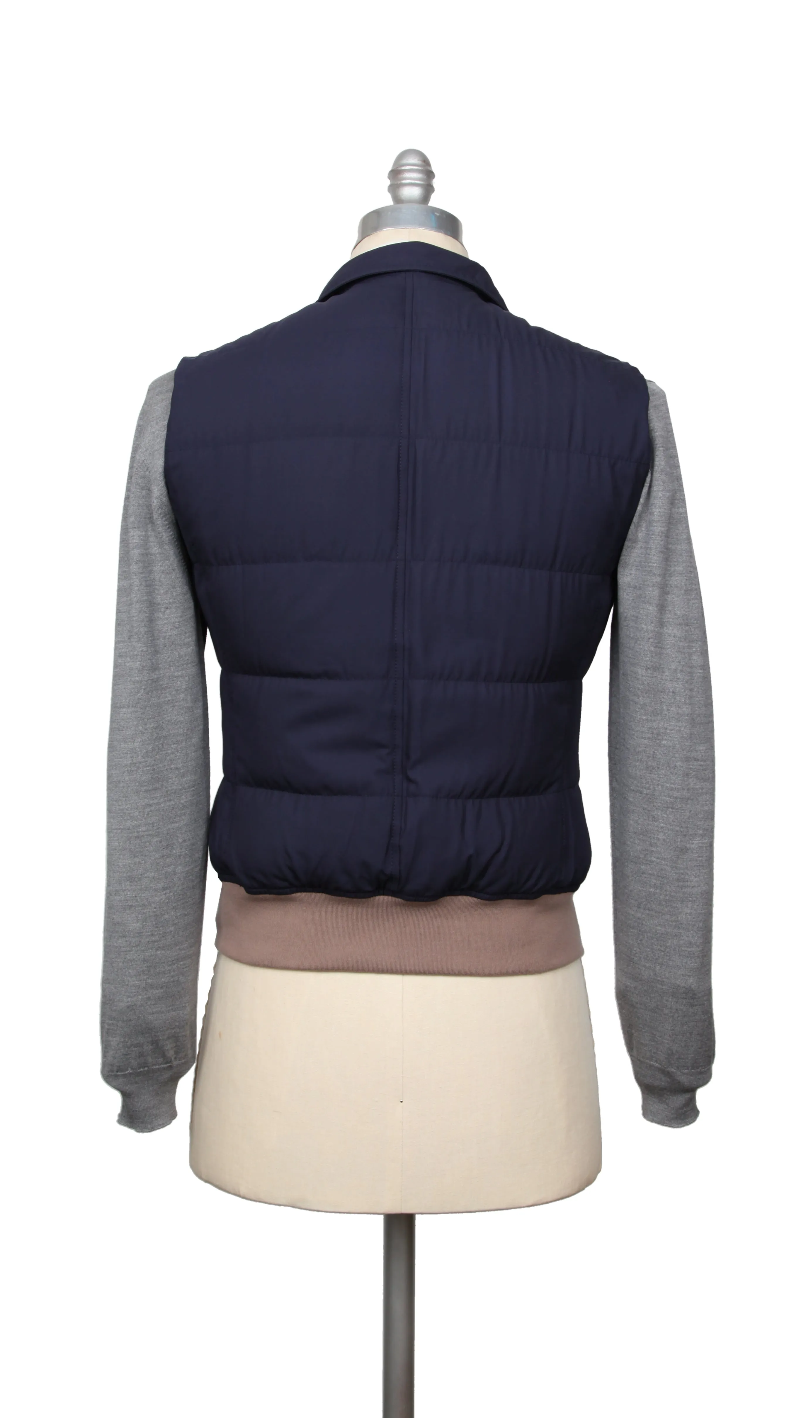 Brunello Cucinelli Navy Blue Jacket Vest