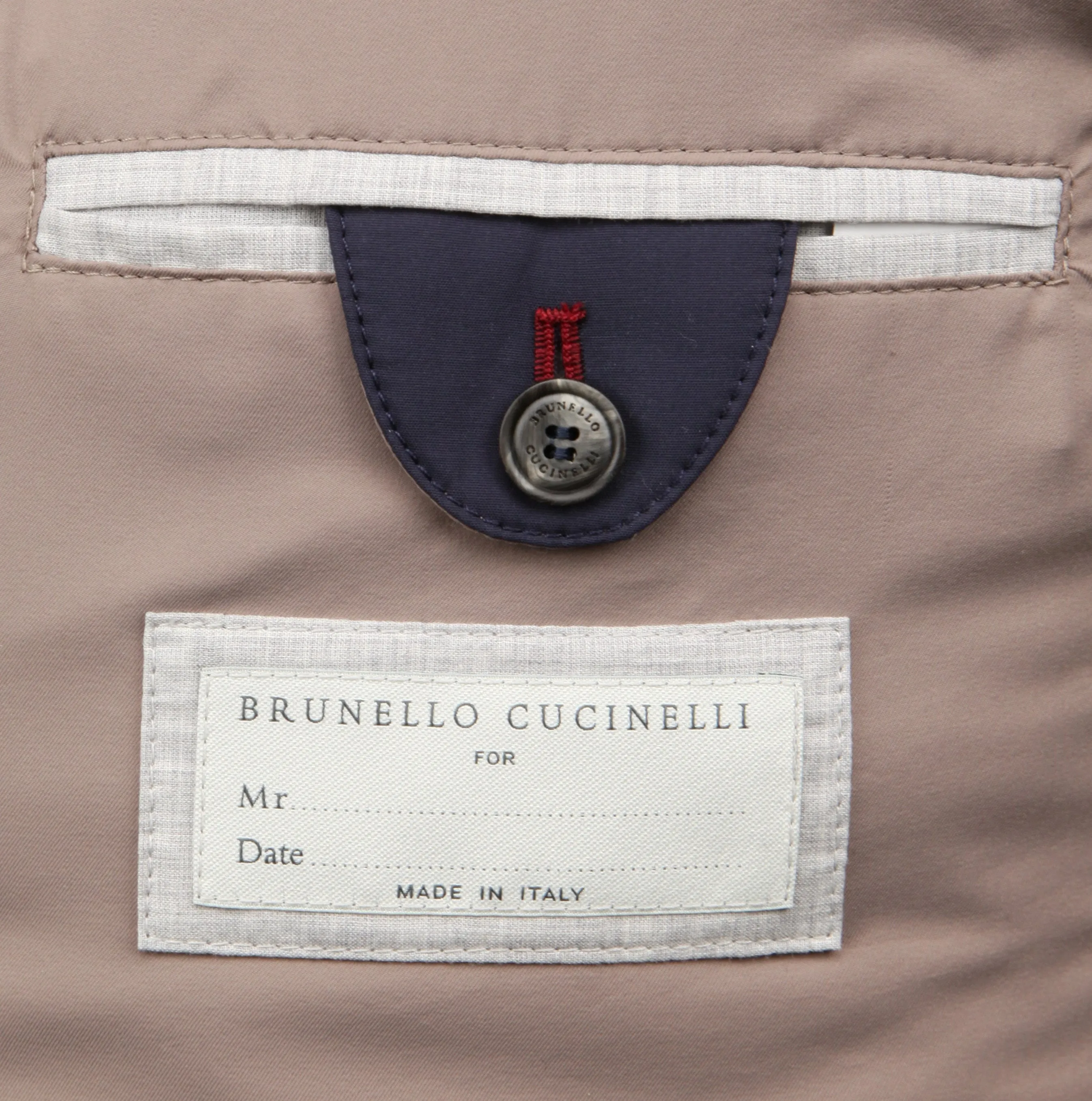 Brunello Cucinelli Navy Blue Jacket Vest