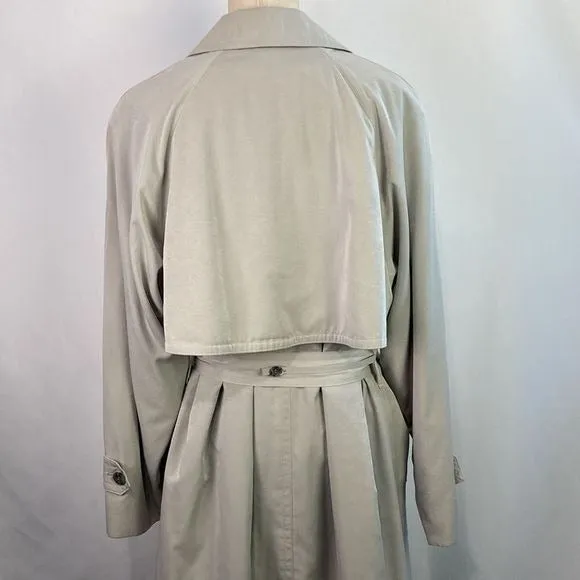 Burberry TanWool Lined Trench Jacket