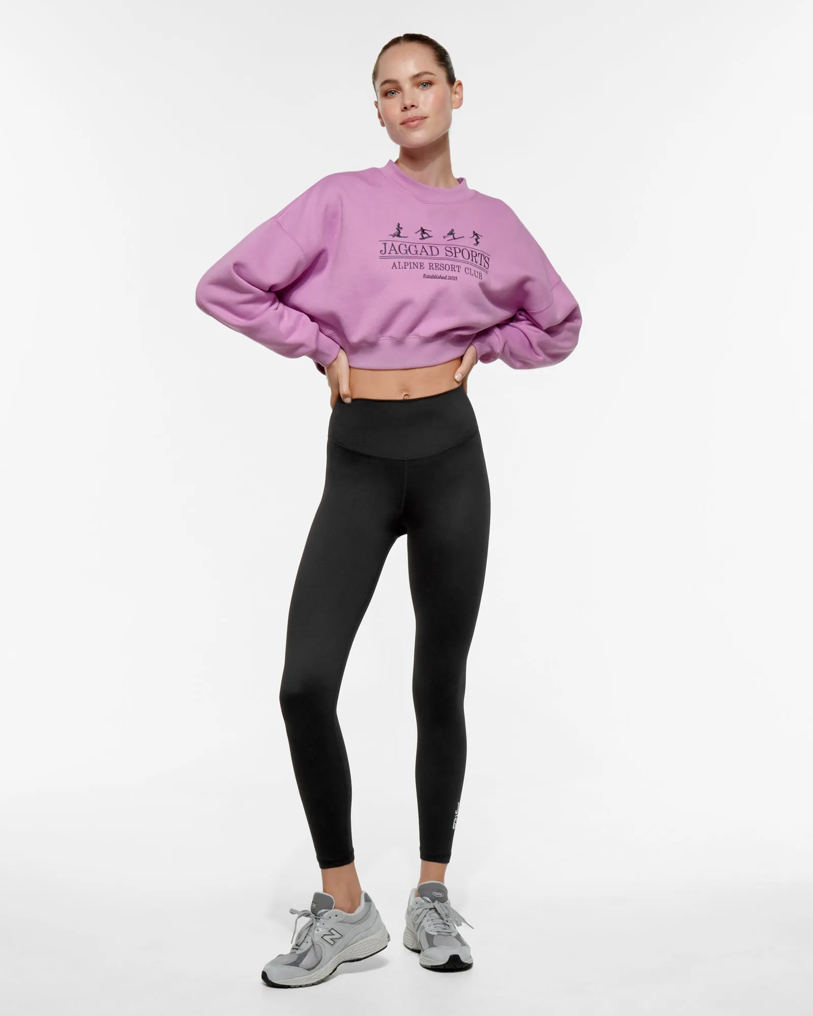 SUMMIT CROPPED SWEATER MUSK