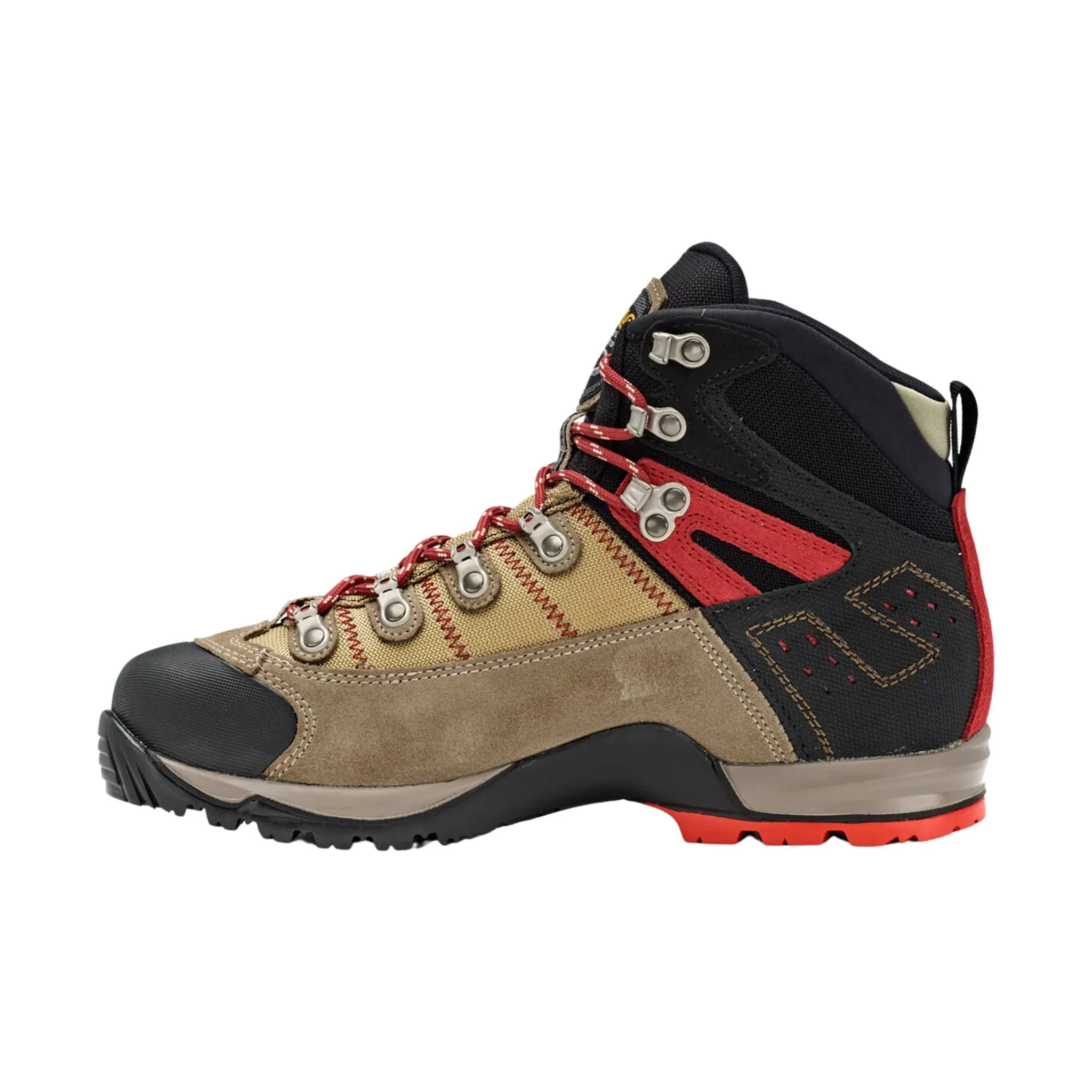 Asolo Men's Fugitive GTX Hiking Boot - Wool/Black/Red