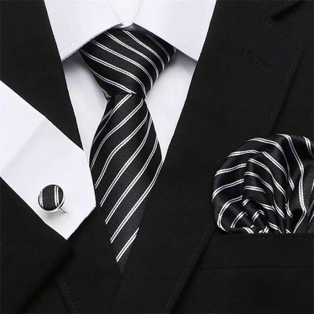 Jacquard Woven Necktie Set