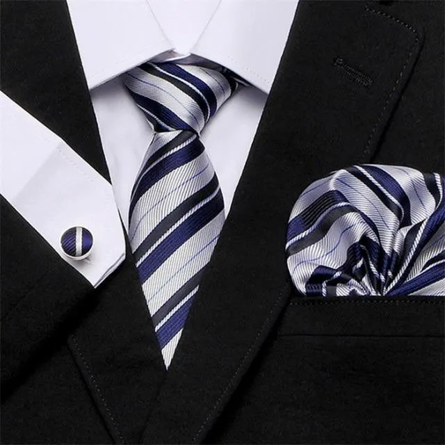 Jacquard Woven Necktie Set