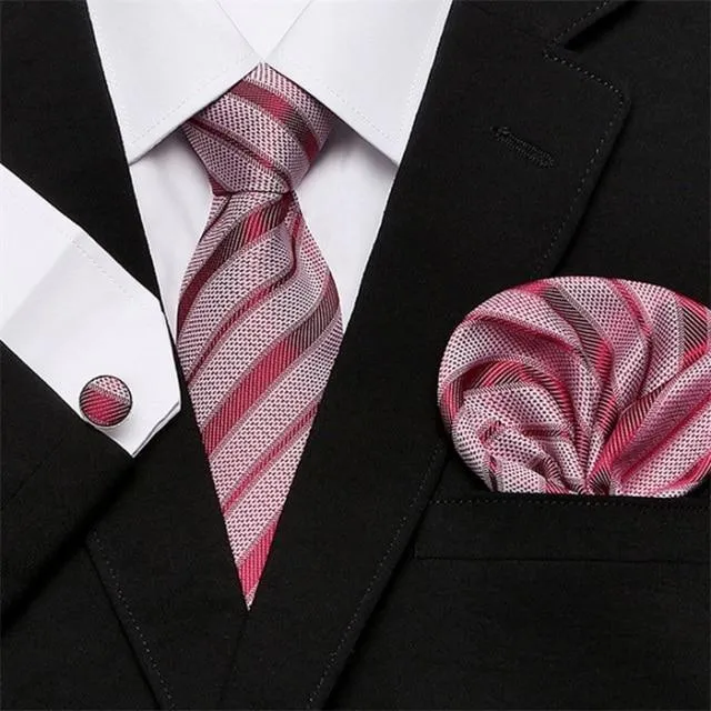 Jacquard Woven Necktie Set