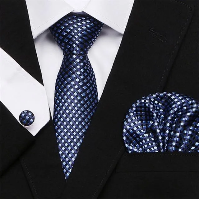 Jacquard Woven Necktie Set