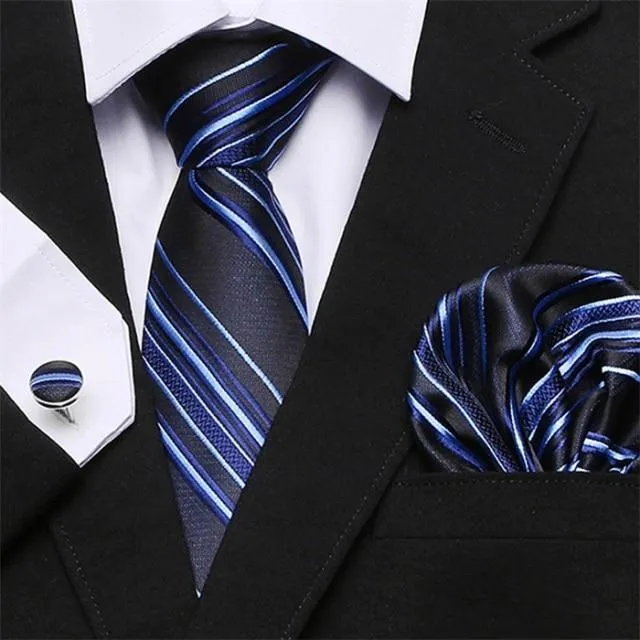 Jacquard Woven Necktie Set