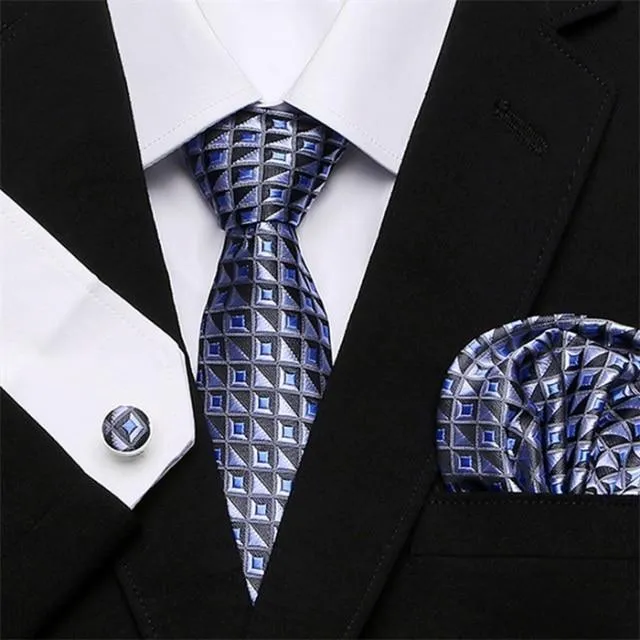 Jacquard Woven Necktie Set