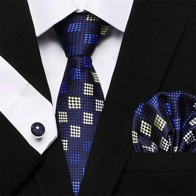 Jacquard Woven Necktie Set