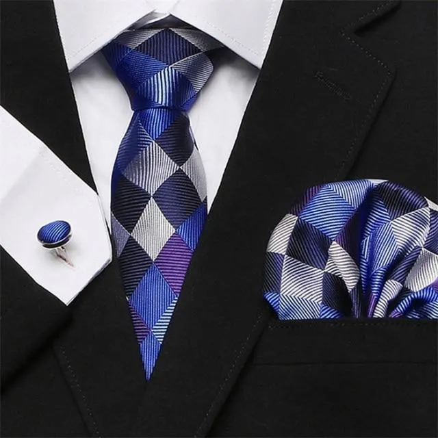 Jacquard Woven Necktie Set