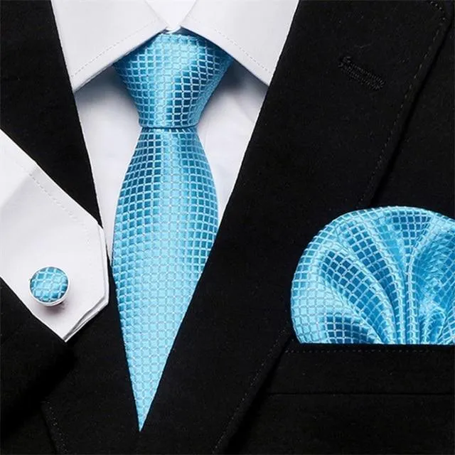 Jacquard Woven Necktie Set