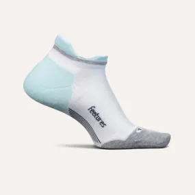 Feetures Elite Max Cushion No Show Tab - White Sky