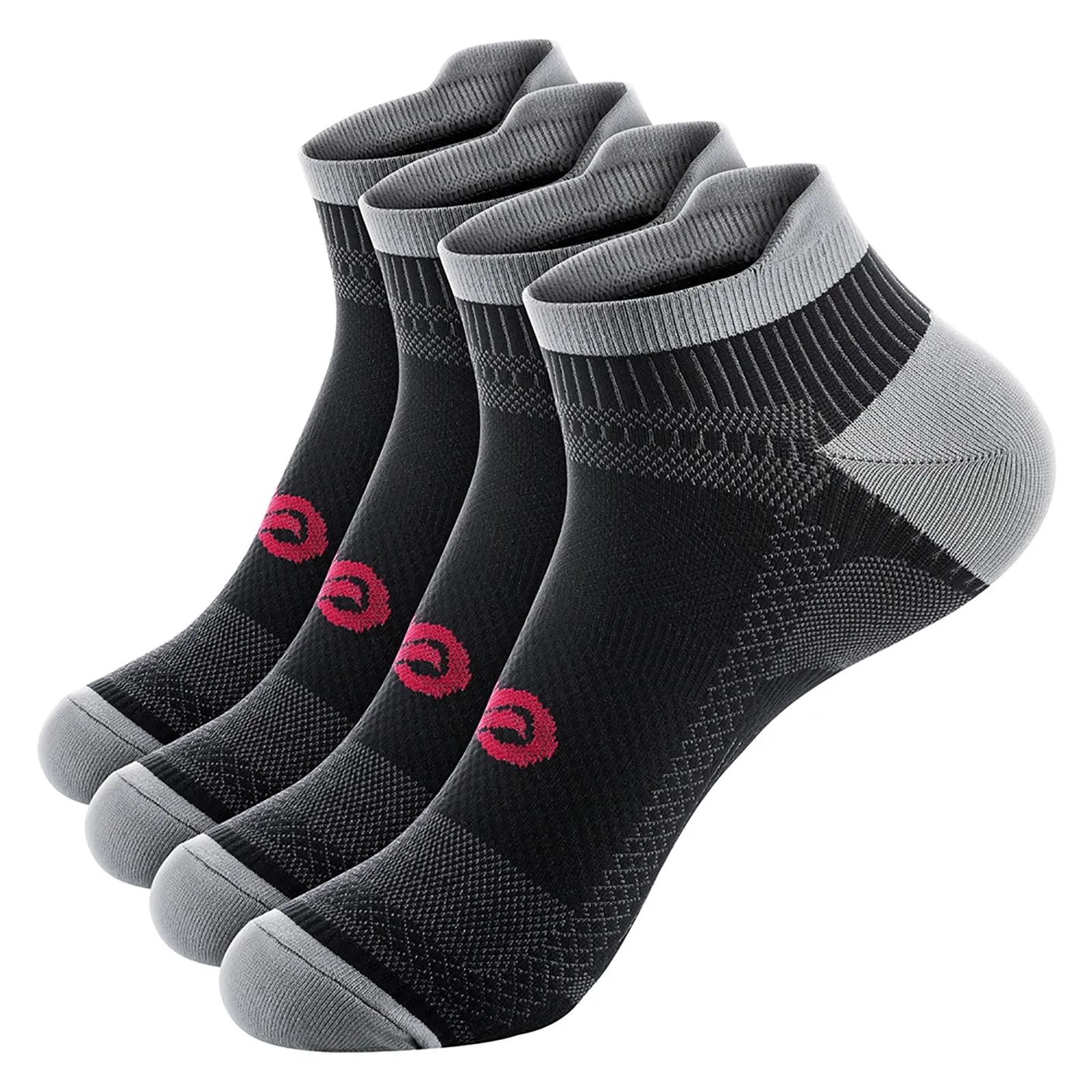 GECKOMAN x PAPLUS Ankle Compression Running Sock 2-Pairs