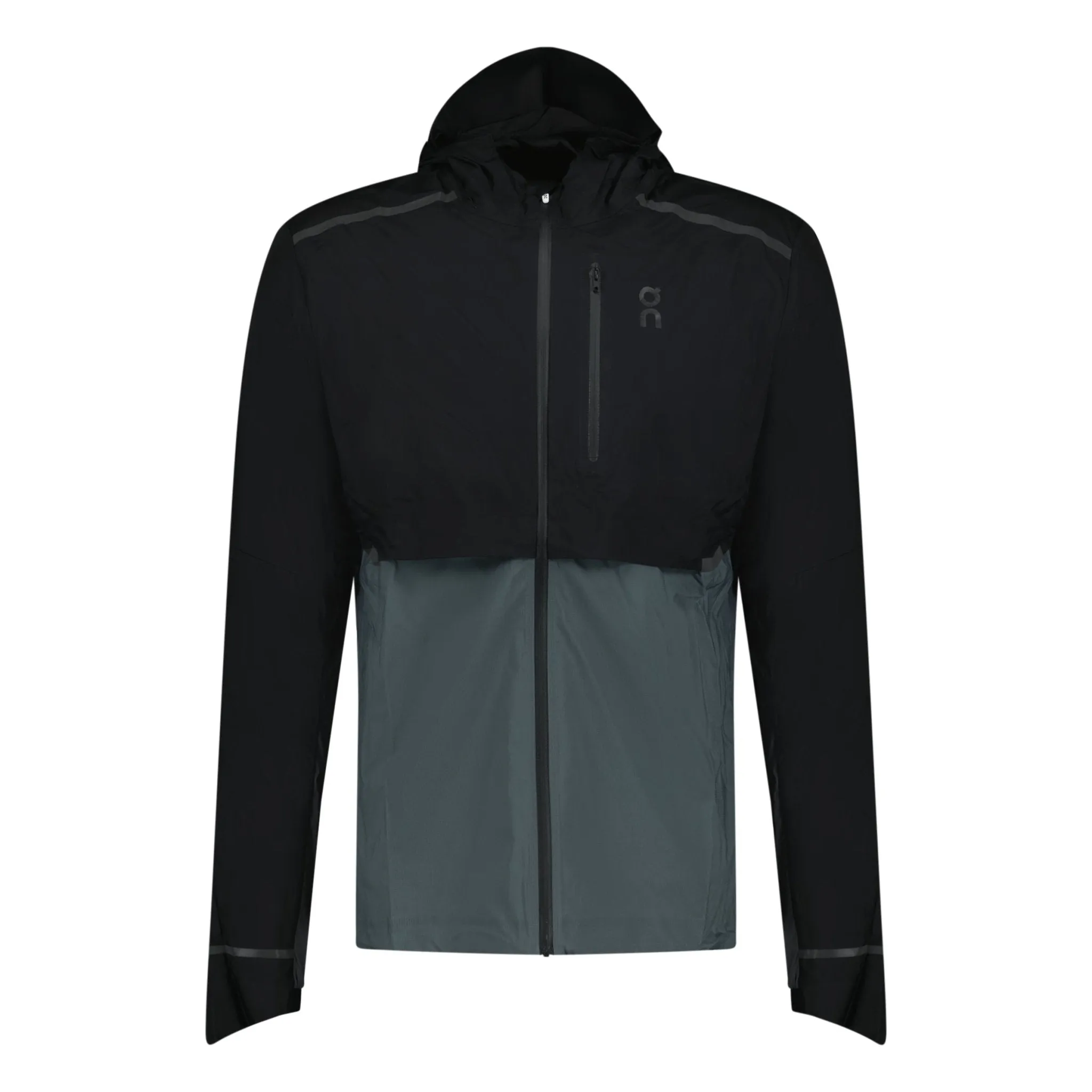 ON RUNNING TRACK JACKET BLACK/GREY