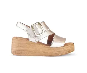 GABOR METALLIC WEDGE SANDAL 44.533.62