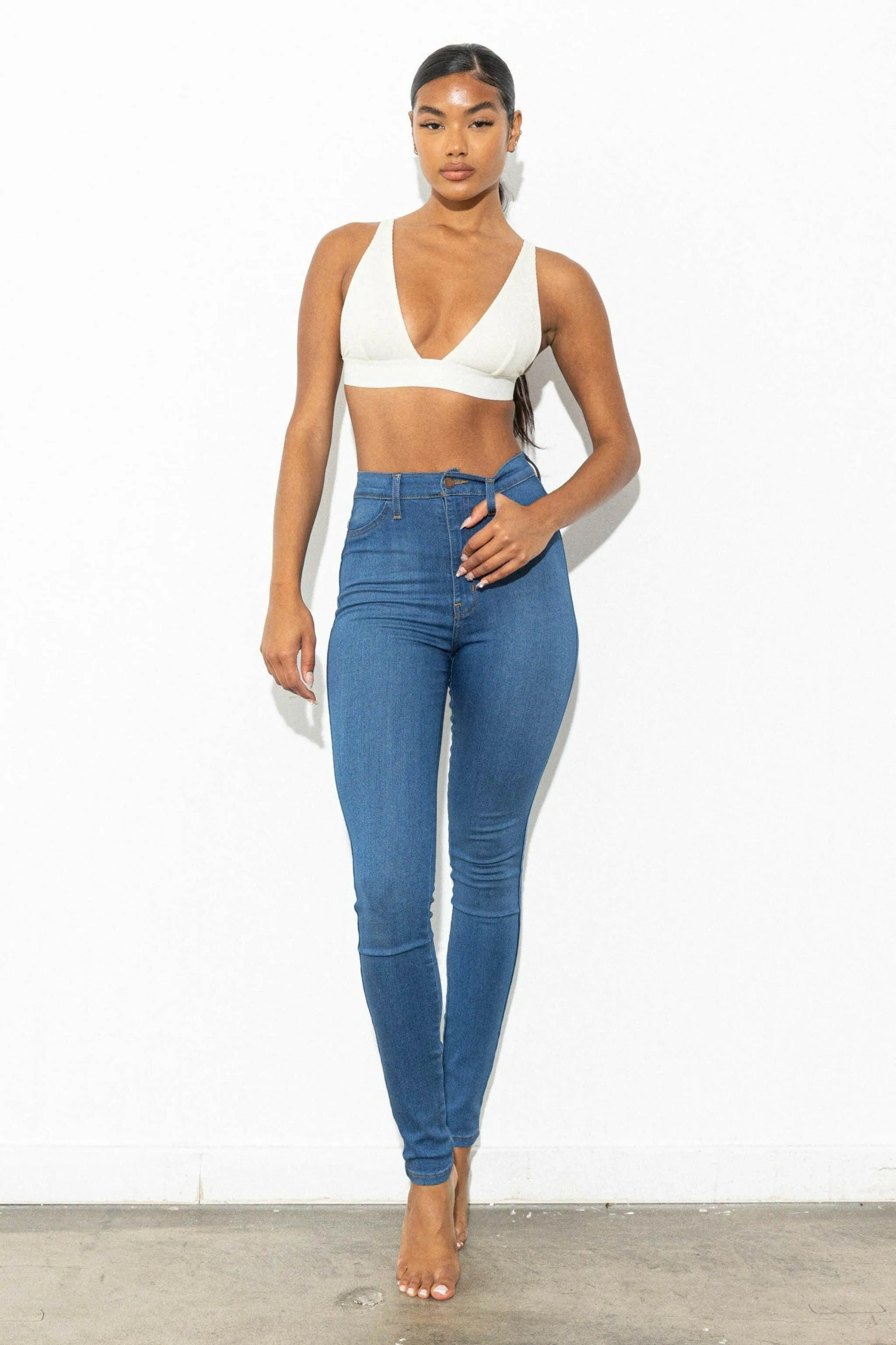 Super Smoothing Stretch Skinny Jeans