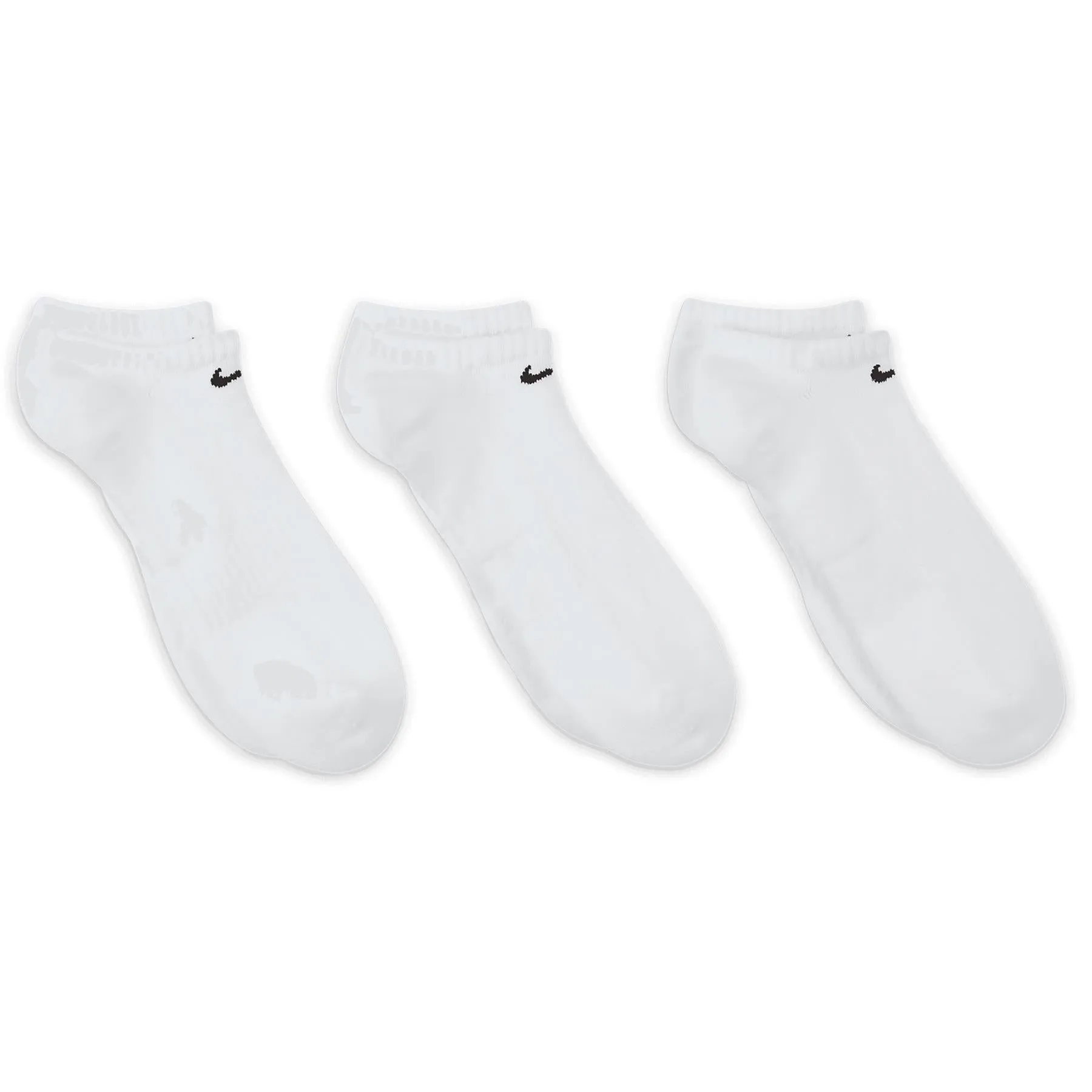 Everyday Cushioned Training Ankle Socks Three Pack White - SS24