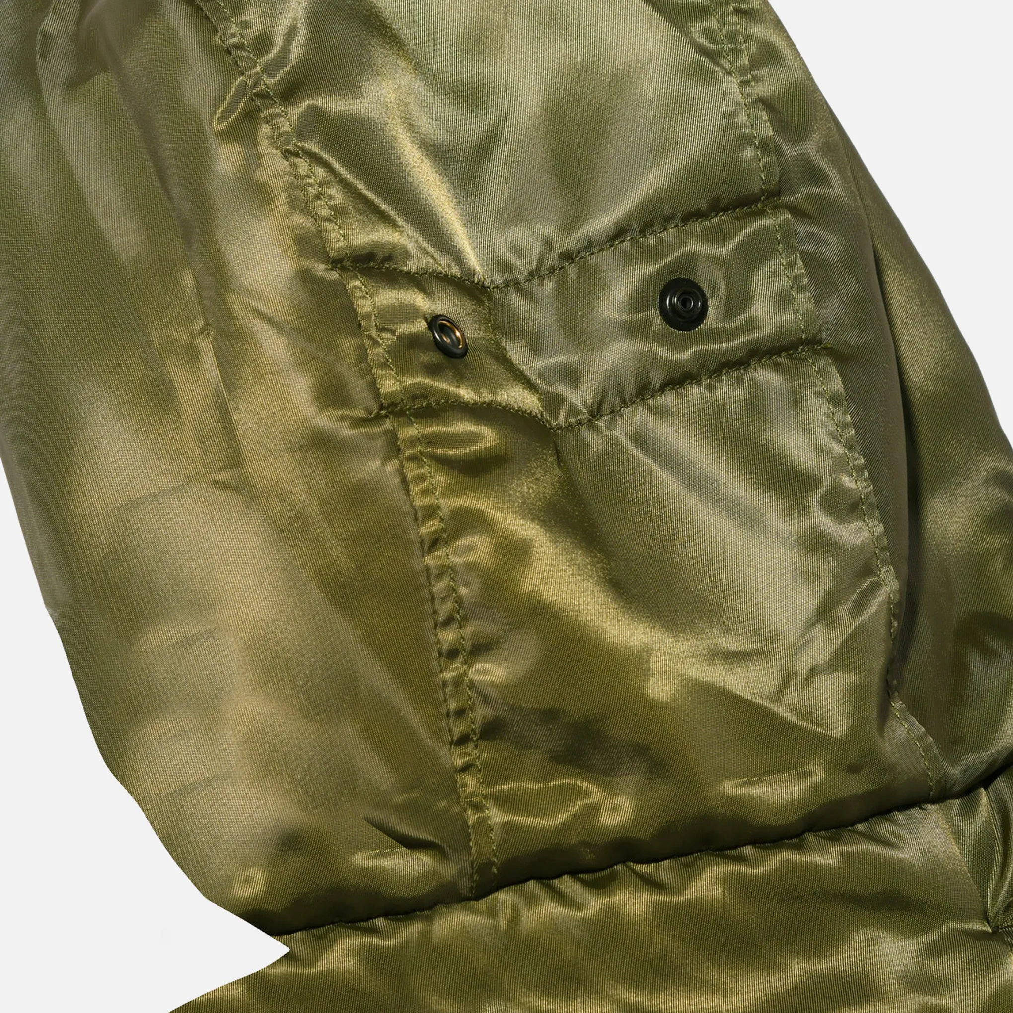 Engineered Garments Liner Jacket - Olive Polyester Pilot Twill