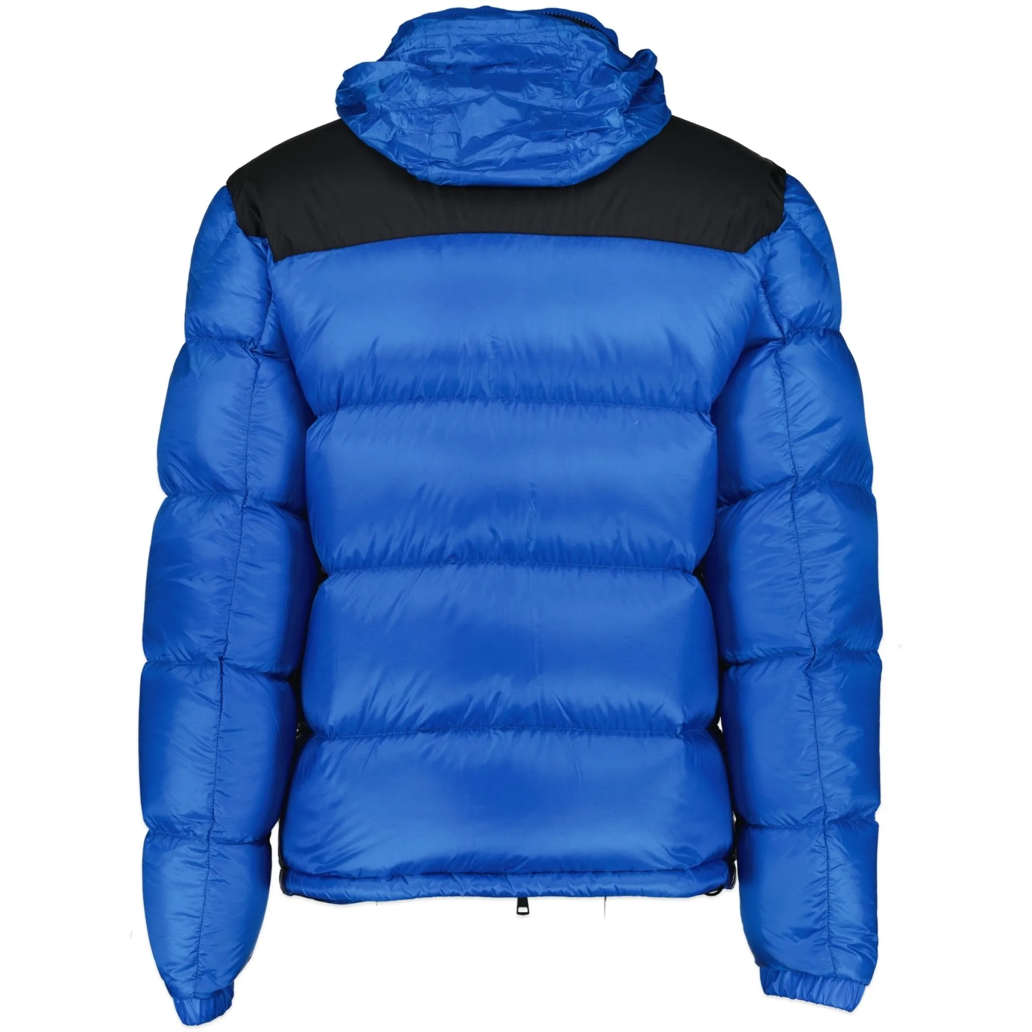 MONCLER 'PEUPLIER' DOWN JACKET BLUE & BLACK