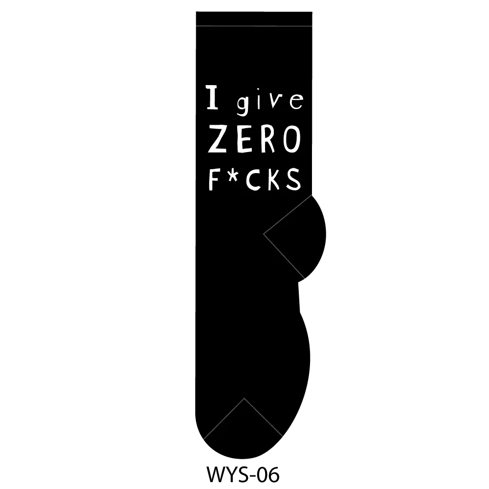 I Give Zero F*cks Socks