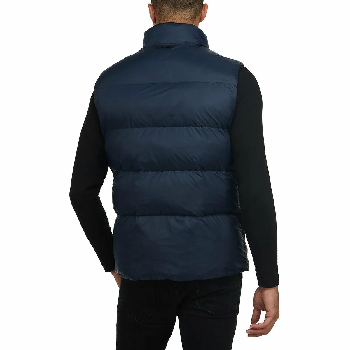 Pajar Mens Jaeger Channel Quilted Lightweight Puffer Vest - NAVY