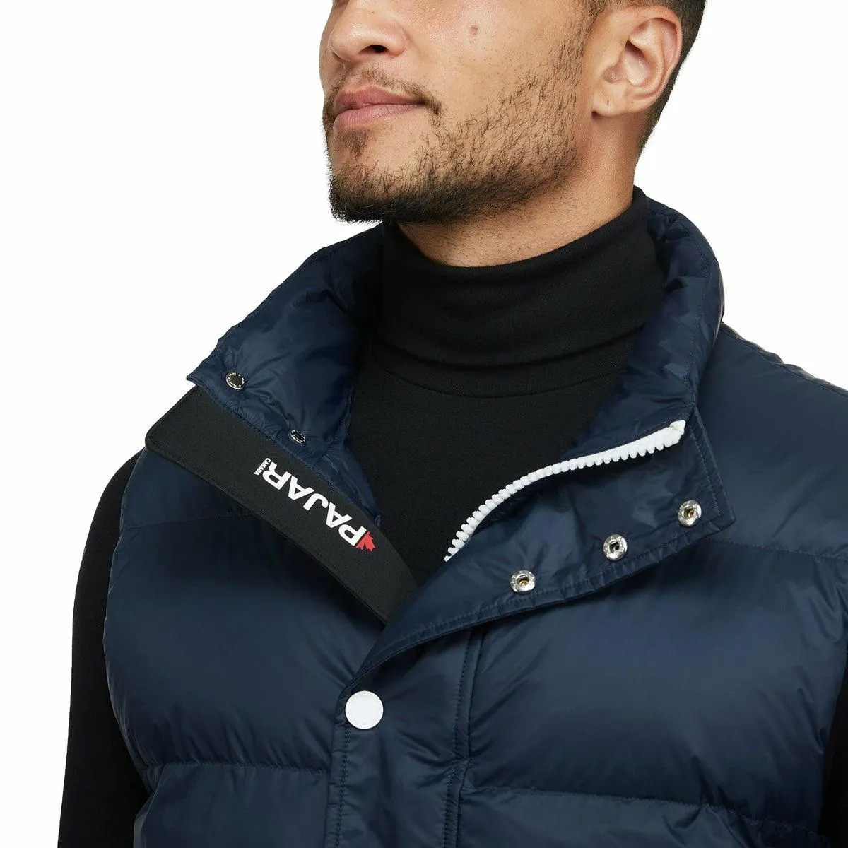 Pajar Mens Jaeger Channel Quilted Lightweight Puffer Vest - NAVY