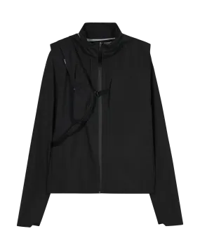 HYEIN SEO - Layered Shell Jacket in BLACK