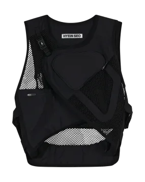 HYEIN SEO - Utility Vest in BLACK