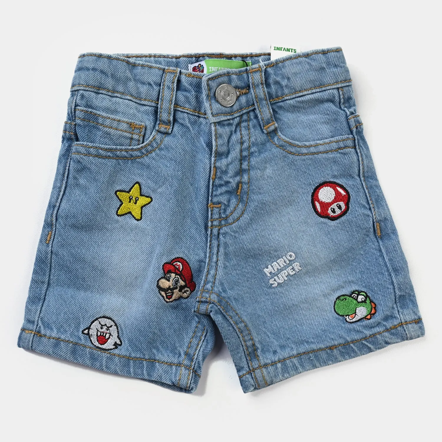 Infant Boys Denim rigid Short -LT.Blue