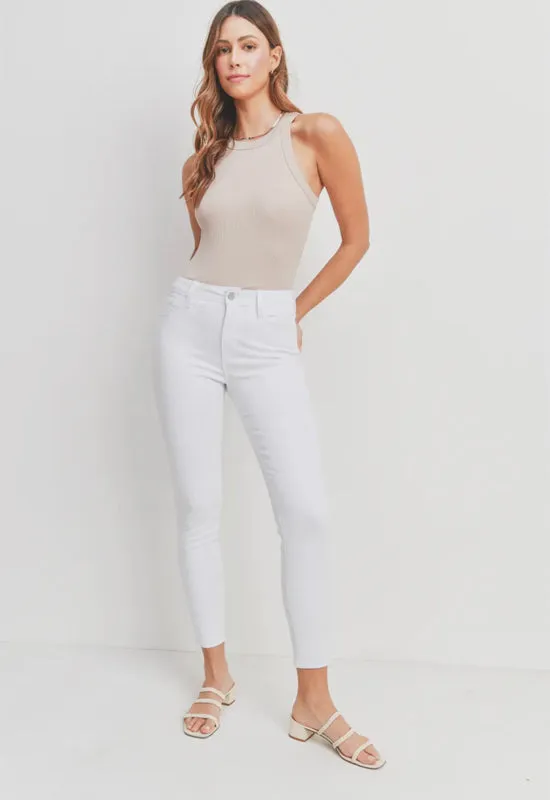 Just Black - Modern Classic Skinny Jean Optic White