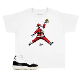 Kids Gratitude 11 Shirt - Air Santa - White