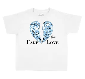 Kids Legend Blue 11 Shirt - Love - White